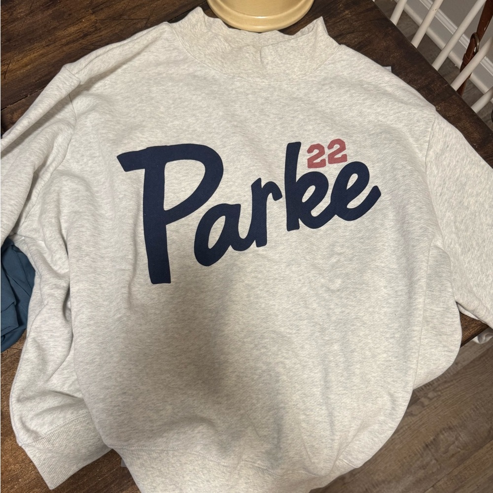 Parker Light Gray Sweatshirt XXL